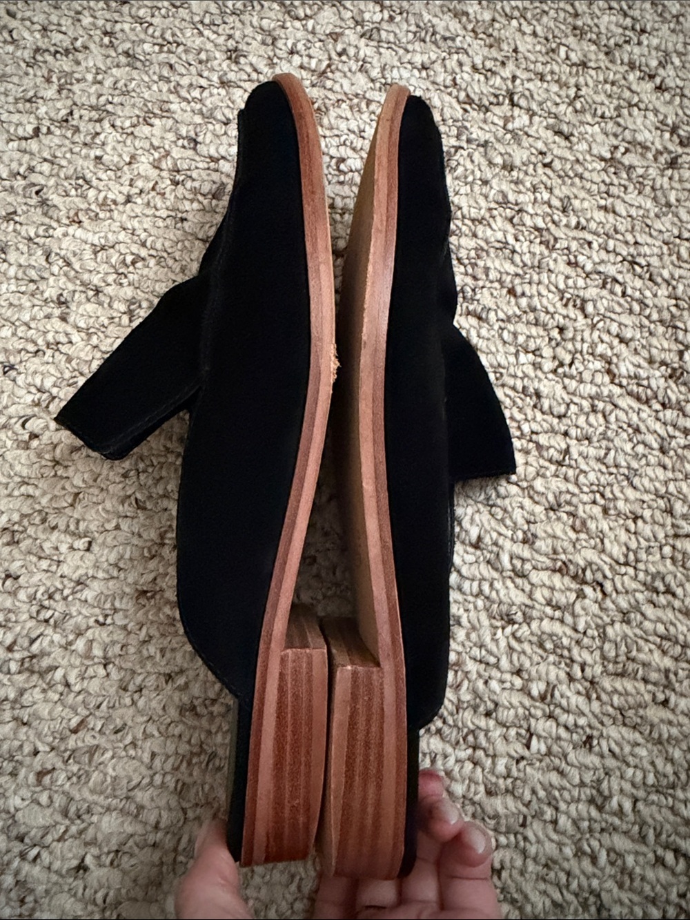Treasure & Bond Black Pointed-Toe Slip-On Mules SZ 9 - Picture 4 of 5